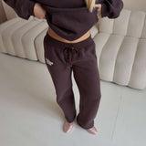 LOUNGE CLUB FLARED LEG JOGGERS