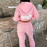 SPORTY FLARED JOGGERS
