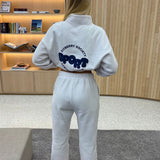 SPORT SOCIETY FLARED JOGGERS