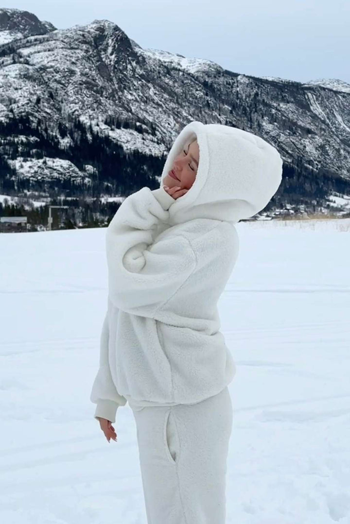 SNOW BUNNY OVERSIZED HOODIE