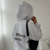 I ♥ FITBERRY OVERSIZED ZIP HOODIE