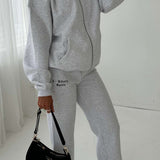 I ♥ FITBERRY OVERSIZED ZIP HOODIE