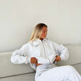I ♥ FITBERRY OVERSIZED ZIP HOODIE