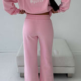 I ♥ FITBERRY LOW WAIST FLARED JOGGERS