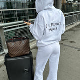 I ♥ FITBERRY OVERSIZED ZIP HOODIE