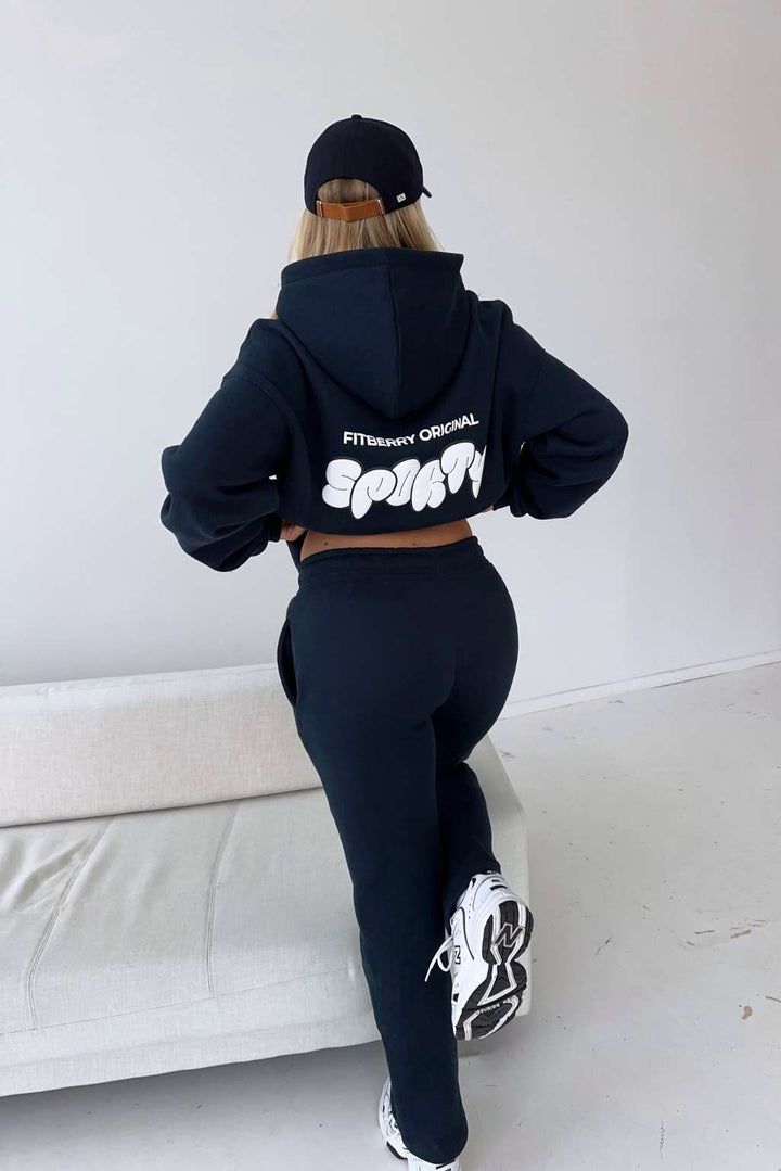 SPORTY STRAIGHT LEG JOGGERS