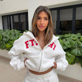 SÒL EDIT OVERSIZED ZIP HOODIE