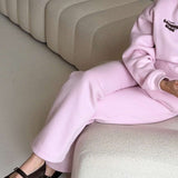 LOUNGE CLUB FLARED LEG JOGGERS