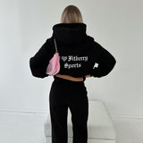 I ♥ FITBERRY LOW WAIST FLARED JOGGERS