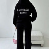 I ♥ FITBERRY LOW WAIST FLARED JOGGERS