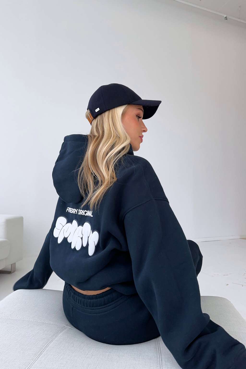 パーカー・フーディ IONSEOUL Your overfit cut napping hoodie BBW32 Comfy Cotton Oversized Hoodie Zip Up Hoodie Women Comfy