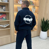 SPORT SOCIETY OVERSIZED HALF ZIP