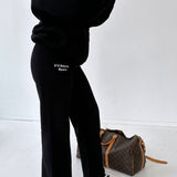 I ♥ FITBERRY LOW WAIST FLARED JOGGERS