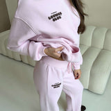 LOUNGE CLUB FLARED LEG JOGGERS