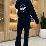 SPORT SOCIETY FLARED JOGGERS