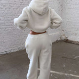 SNOW BUNNY FLARED JOGGERS