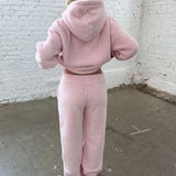 SNOW BUNNY FLARED JOGGERS