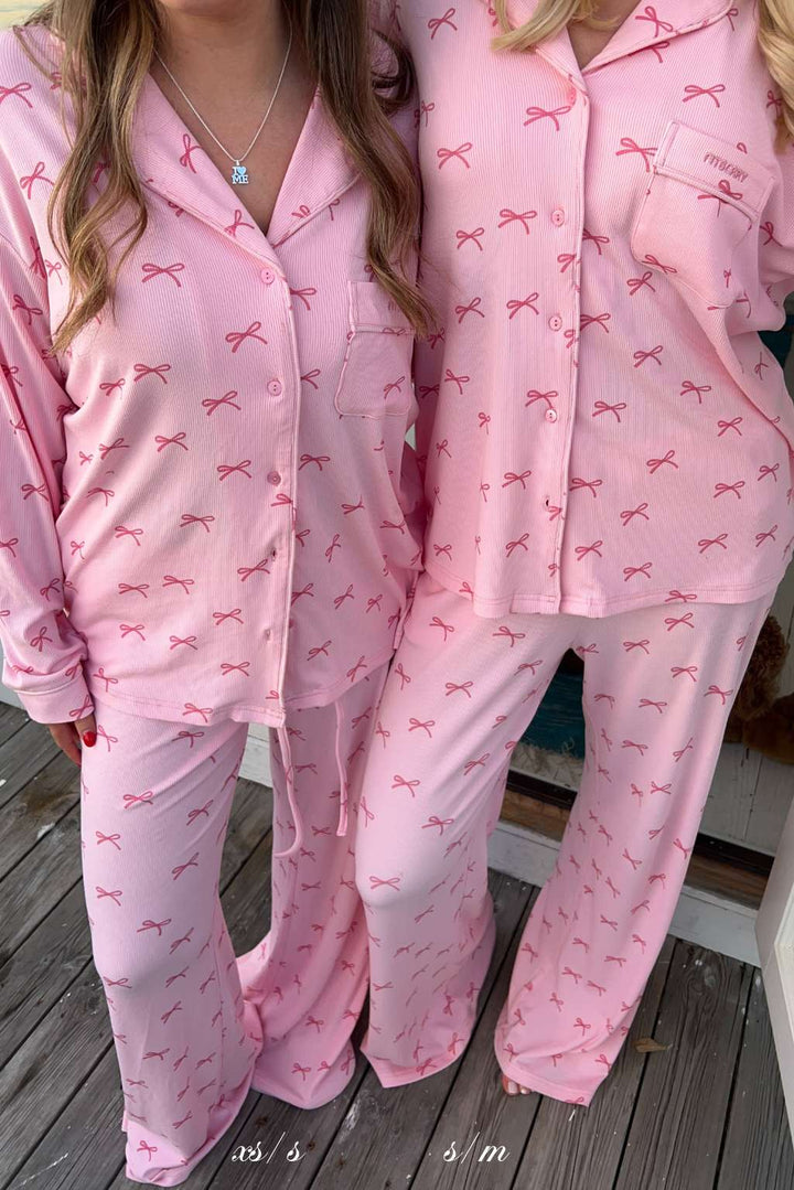 RIBBON BLISS PYJAMAS SHIRT