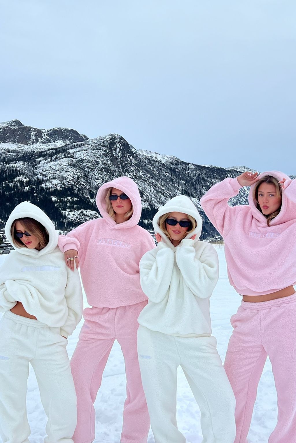 SNOW BUNNY OVERSIZED HOODIE