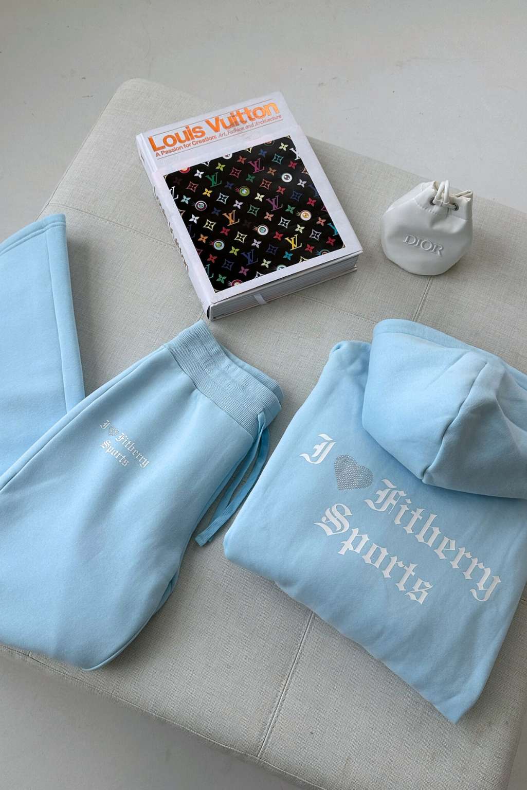 I ♥ FITBERRY OVERSIZED ZIP HOODIE